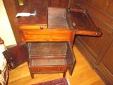 CIRCA 1858 AMERICAN CIVIL WAR WALNUT ON SITE BATTLEFIELD MEDICAL SURGERY CABINET 