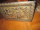 LARGE EGYPTIAN HAND MADE CENTER PANEL WITH HISTORIC LOOKING HIEROGLYPHICS 