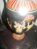 CLOSE UP VIEW OF GRECIAN CUSTOM VASE