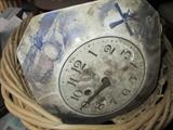 CLOSE UP VIEW OF CLOCK FOUND IN THE ATTIC