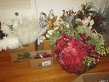 HUGE DECORATIVE SELECTION OF ITEMS BOTH SPRING AND CHRISTMAS TO CHOSE FROM