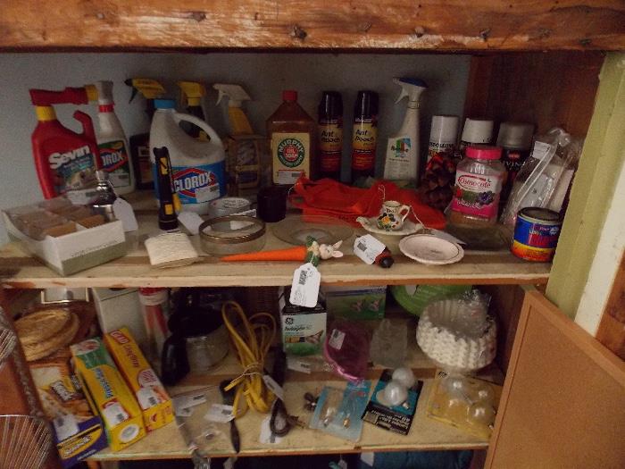 Cleaning supplies / outdoor items