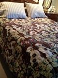 St. Charles Cavalier Canine Print Custom Queen Bedding