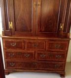 Closeup Detail of the Baker Armoire in the Master Bedroom