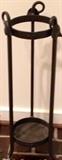 Antique Wrought Iron Umbrella Stand