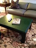Coffee Table by Baker embossed in an alligator print