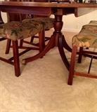 Pedestal Detail of the gorgeous dining table