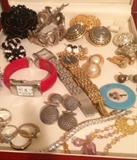 Jewelry by Judith Ripka, David Yurman, Gold, Sterling, Diamonds and beautiful Costume Jewelry as well.  