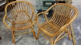 Awesome pair of bamboo chairs