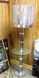 Chrome floor lamp