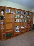 BOOKS VIDEOS, DVD BOOKSHELVES ALSO FOR SALE