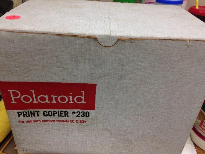 Old Polaroid print  copier