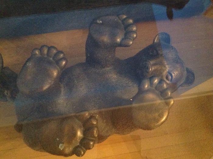 Baby Bear glass top table