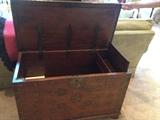 Chest with Elaborate Brass Trimmings