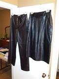 Ohhhhh black leather pants or how about a skirt