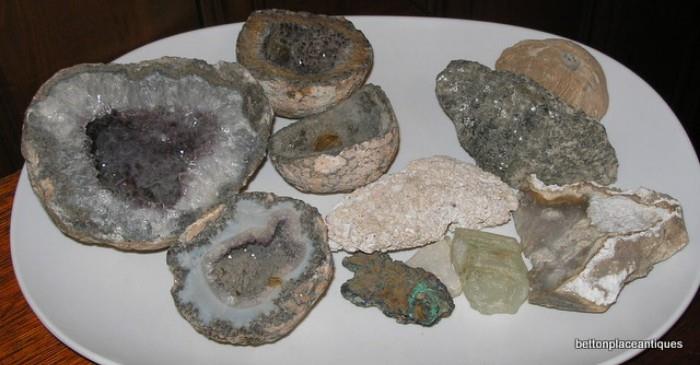 Collection of Rocks and Pyrite