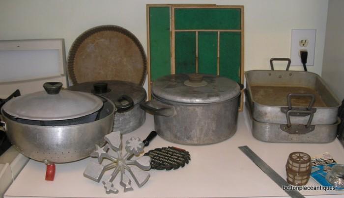Pots Pans and kitchen Misc
