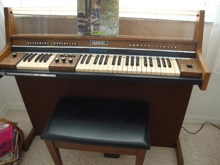 "Fun Machine" organ and bench