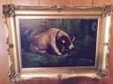 Antique oil painting