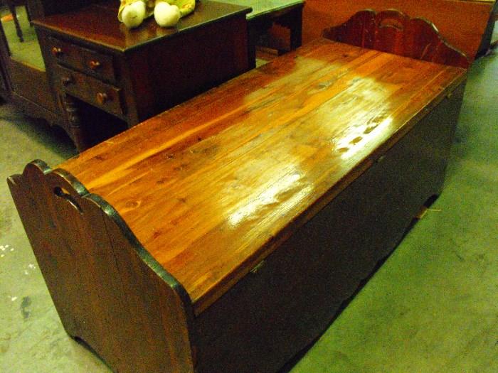 large bench blanket chest