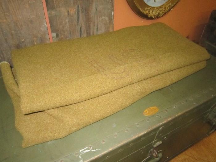 wool military blanket