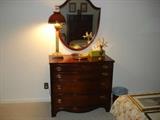 Mahogany 3 drawer chest, very clean