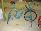 Vintage stationary bicycle