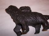 Cast iron dog bank