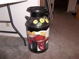 Folk Art Milk Can