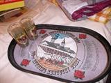 Kentucky Derby souvenir Tray and Glasses