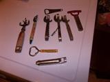 Assorted bottle openers