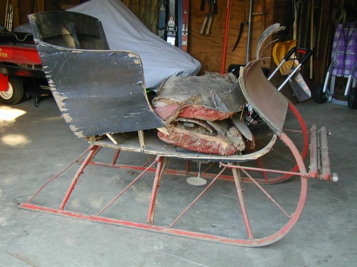 Vintage sleigh - great restoration project