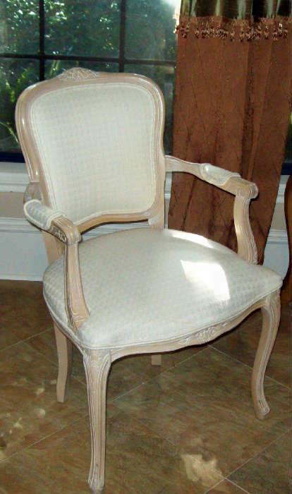 Beautiful formal chair - one of a pair.
