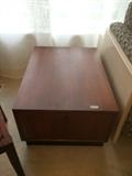 Mid Century Danish Modern Teak Cube Cabinet/End Table