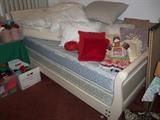 Very nice twin sleigh bed.