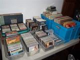 LP's, DVD's, CD's & cassettes.