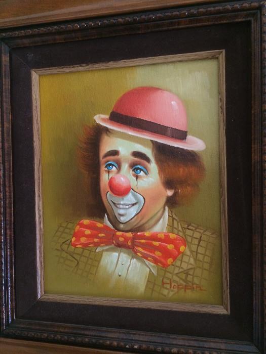 Hoppin, Clown painting