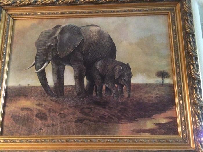 Elephant, Ruanne Manning, oil?  