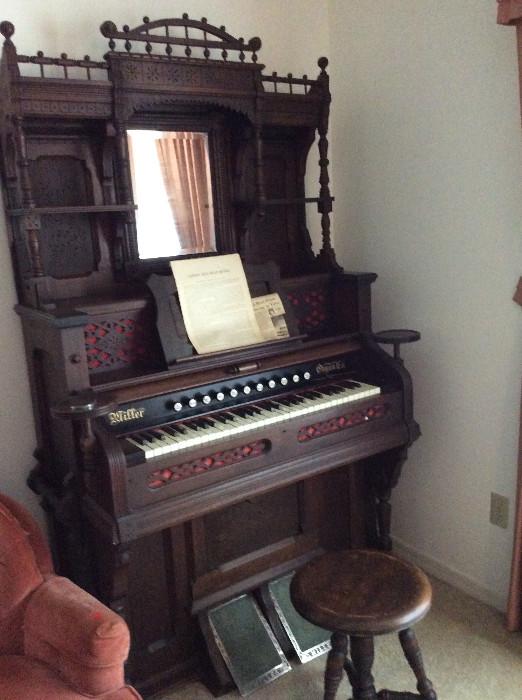 Ornate Victorian Pump Organ