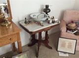 Victorian Marble Top Parlor Table
