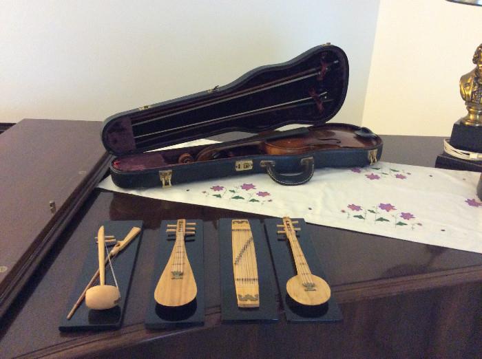 1850's Violin and Other Instruments
