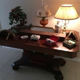 Antique Empire Library Table