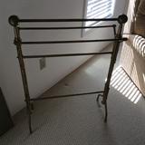 Brass Quilt Rack