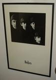 Framed Beatles poster