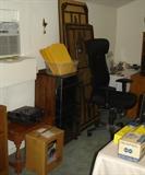 Banquet tables, office chair