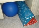 Exercise ball  & mat
