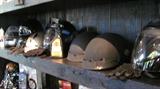 Several Harley Davidson Helmets as well as other brand helmets. GLOVES TOO.