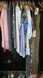 Womens casual clothing , t-shirts,, fun jump suits, and evening wear.