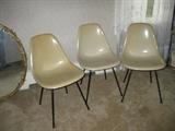 3 Eames chairs