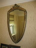 shield shaped mirror